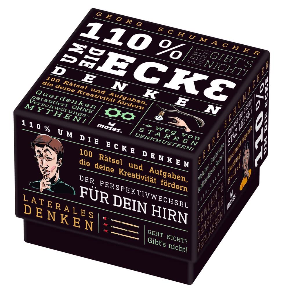 110 % um die Ecke denken – Abbildung von der Verpackung