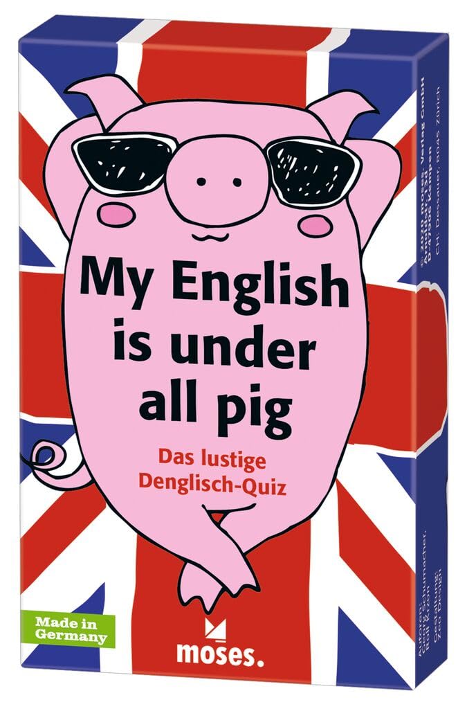 Quiz 'My English is under all pig' – Abbildung von der Verpackung